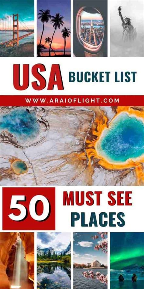 unique places in america|USA Bucket List: 50 Best Places to Visit in the US.